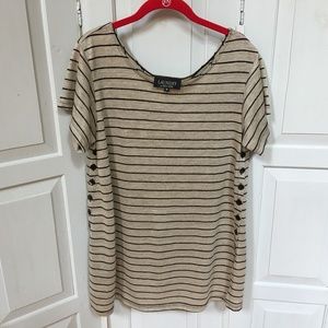 Laundry by Shelli Segal Linen Blend Top